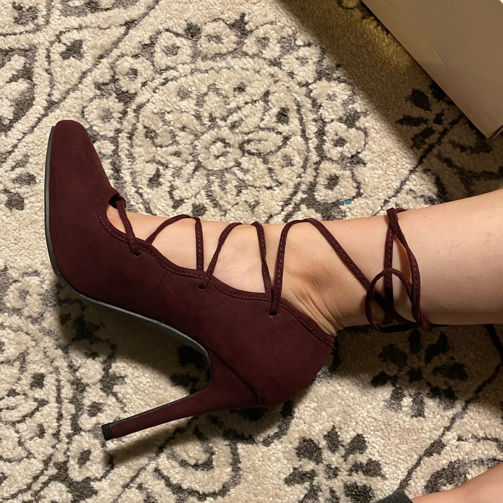Lace Up Heels